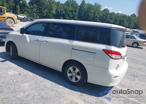2011 Nissan Quest Sv z USA, uszkodzony, nr VIN JN8AE2KP8B9004487